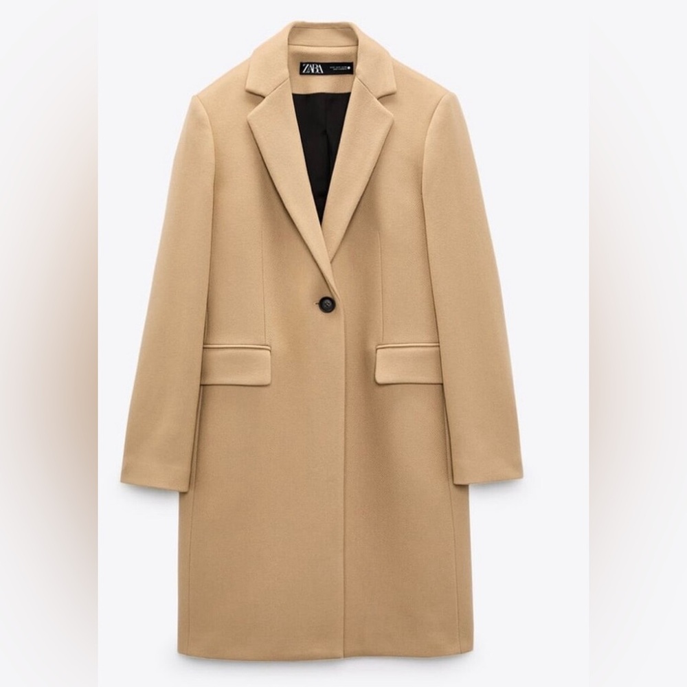 Zara Manteco Tan Coat